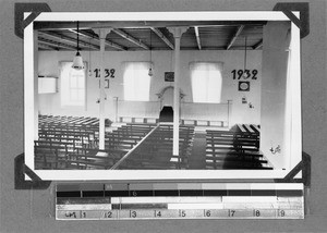 Interior of the church, Elim, South Africa, 1934