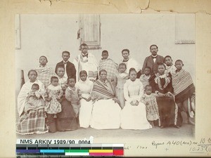 Wedding party, Antsirabe, Madagascar, 1901