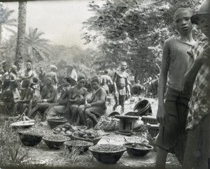 Market in Batongtou, in Cameroon