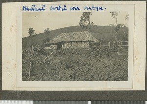 Mission accommodation, Tumutumu, Kenya, 1921