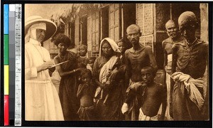 People seeking medical treatment, India, ca.1920-1940