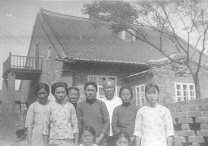 A small group of newly baptised from a small village Suichiatun, 1938