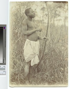 Native hunter, Domasi, Malawi, ca.1888-1929