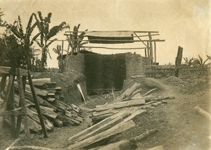 Bricks furnace, in Samkita, Gabon