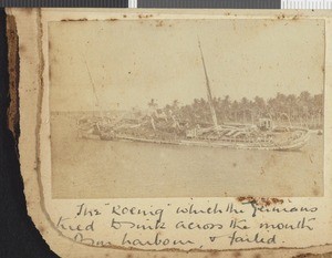 German Wreck, Dar es Salaam, Tanzania, July 1917