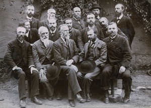 Group of men during the Missionary conference of 1895 at Massitissi