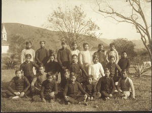 Group of pupils, Len phin, 1912