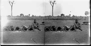 African people lying on the ground, Limpopo, South Africa