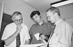 Fra venstre/from left: Verner Schmidt, Peter Samuelsen, Birger Nygaard