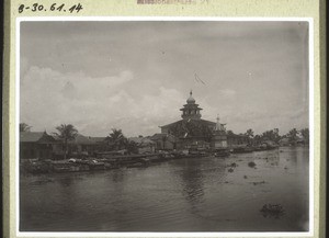 Part of the town of Negara, inhabited by Malays (iron- and copper industry). Mosque