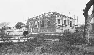 Building under construction, Manhiça, Mozambique, 1933