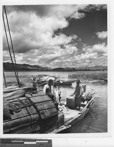 A scene on the water at Kunming, China