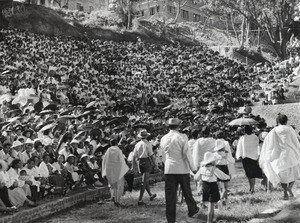 Open-air theatre of Antsahamanitra in Antananarivo, Madagascar