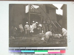 Village on the road to Midongy, Ankafatra, Madagascar, ca.1908