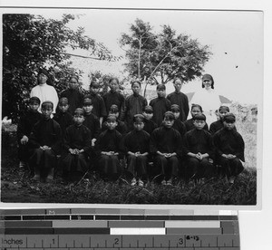 Maryknoll Sisters with novices at Jiangmen, China, 1929