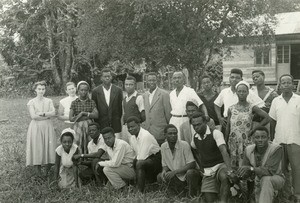 People in charge of activities for young people, in Gabon