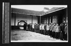 Procession for Ginling College Founder's day, Nanjing, Jiangsu, China, 1918