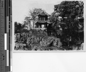 Aerial view of the city of Guilin, China, 1935