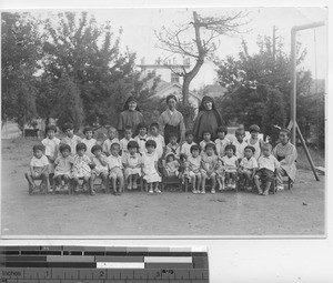 Japanese Mission Kindergarten at Fushun, China, 1936