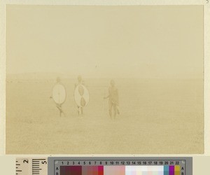 Masai warriors, Kikuyu, Kenya, ca.1901