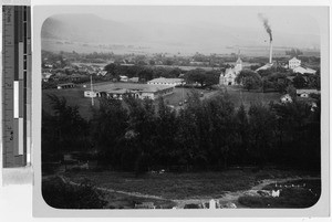 Bird's-eye view of Wailuku, Hawaii, ca. 1929-1930