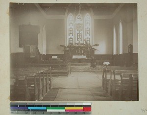 Ambatovinaky Church interior, Antananarivo, Madagascar, ca.1900