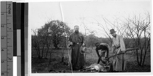 Hunting trip, Africa, August 1948