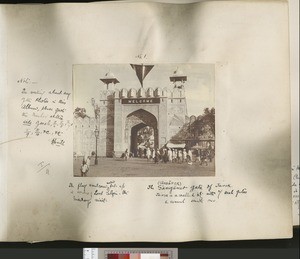 Sanganer Gate, Jaipur, India, ca.1901