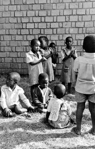 ELCT, Karagwe Diocese, Tanzania. From the Kindergarten at Bushangaro, 1986