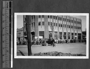 Parade inaugurating Japanese occupation government, Nanjing, China,1938