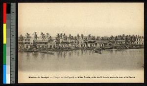 Waterfront buildings, Senegal, ca.1920-1940