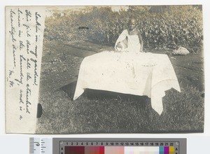 Laundress, Kikuyu, Kenya, ca.1904