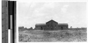 Exterior view of a church, Africa, March 1943