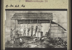 Blacksmiths in Borneo