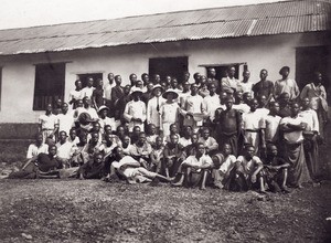 Pupils of the Bible school of Ndoungue, in Cameroon