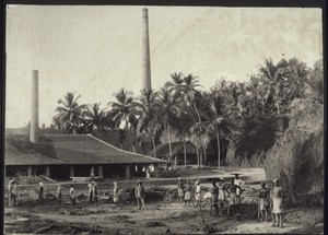 Malabar. Pudiyara b. Calicut. Basel Mission Tile Works. vorn Mitte Hr. Benner