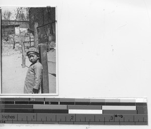 A child in Andong, China, 1935