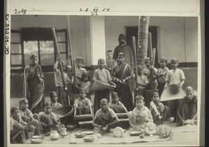 Girls' Boarding School Chombala, preparing food