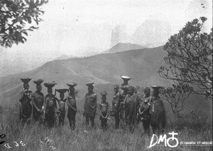 African women picking weeds, Shilouvane, South Africa, February 1905