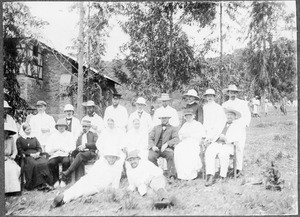 Participants of mission conference, Shigatini, Tanzania, 1913