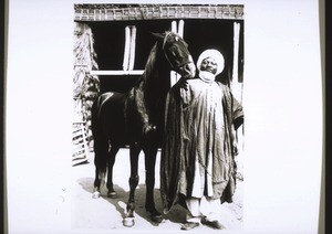 Cameroon, Grassfields. A brother of King Njoya. His Inspector of Horses. All the horses in the town belonged to the King