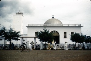 Outside the Foumban mosque, West Region, Cameroon, 1953-1968