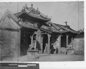 A pagan temple at Gaozhou, China