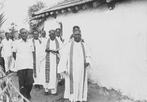 Arcot, South India, Consecration of a self-built church at Vaithijanatapuram (nearTholudur), Va