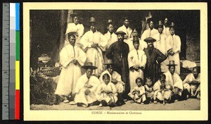 Missionaries with Christian group, Korea, ca.1920-1940