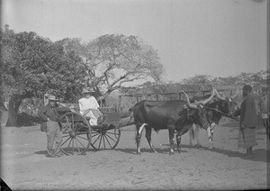 Henri Alexandre Junod and his wife in Ricatla, Mozambique, ca. 1896-1911