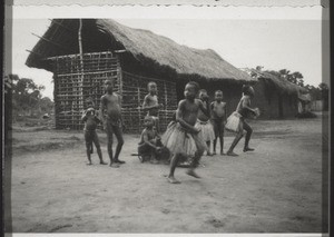 Children playing at being fetish dancers