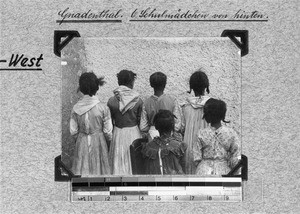 Group of female students, Genadendal, South Africa