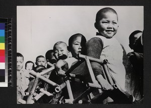 Portrait of Chinese school boys, China, ca.1930