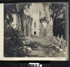 Main building, Lovedale, South Africa, ca.1938